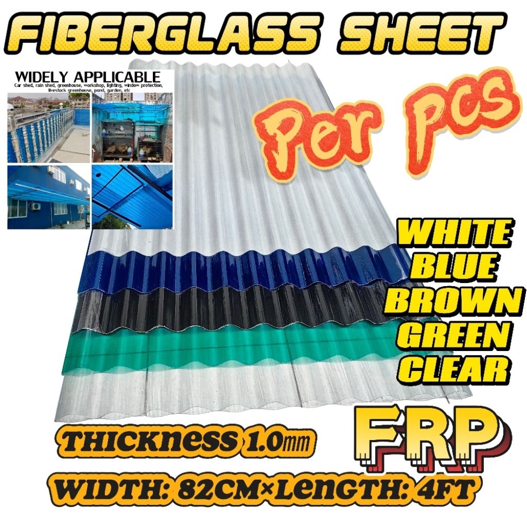 COD-FRP Fiberglass Sheet (Wave1.0mm/RIB TYPE1.6mm)Longspan daylighting ...