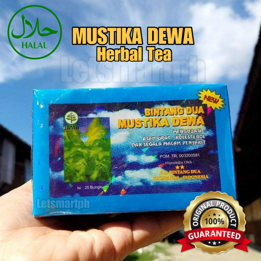 ORIGINAL MUSTIKA DEWA HERBAL TEA 1BOX HALAL ORGANIC (NEW PACKAGING ...