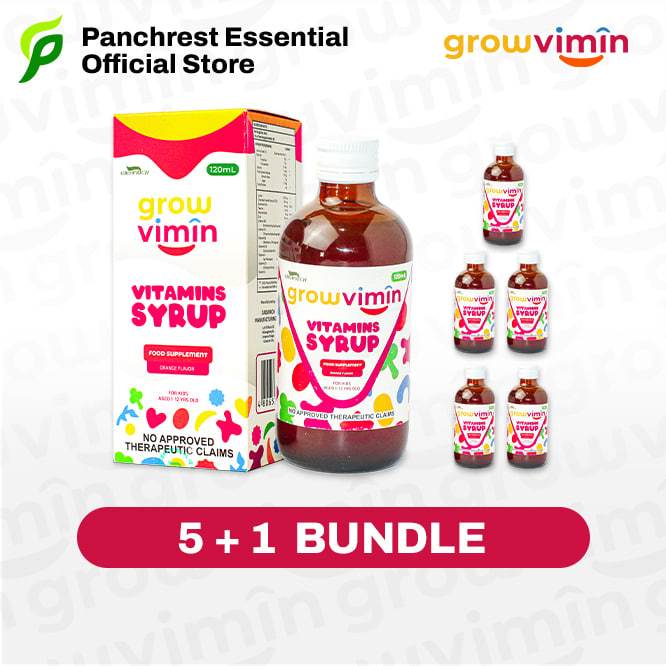Growvimin Vitamin Syrup | Support Bone and Brain Health Boost Kids ...
