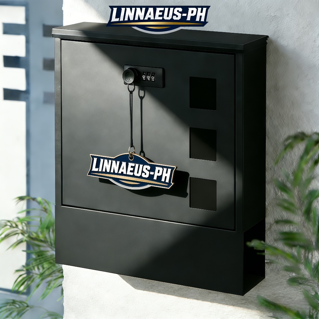Letter Mailbox Post Box with Waterproof and Lockable Box with European ...
