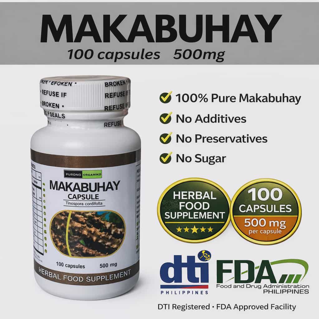 MAKABUHAY/PANYAWAN CAPSULES (100 caps. 500 mg) | Shopee Philippines
