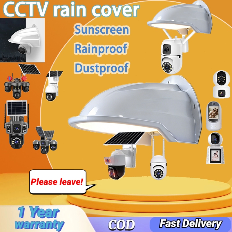 V380 Pro CCTV Camera Waterproof Dome Camera Cover with Sun Shield and ...
