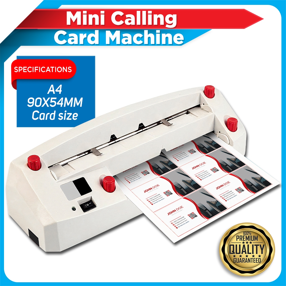 Mini Electric Calling card cutting Machine for 90×54 mm | Shopee ...