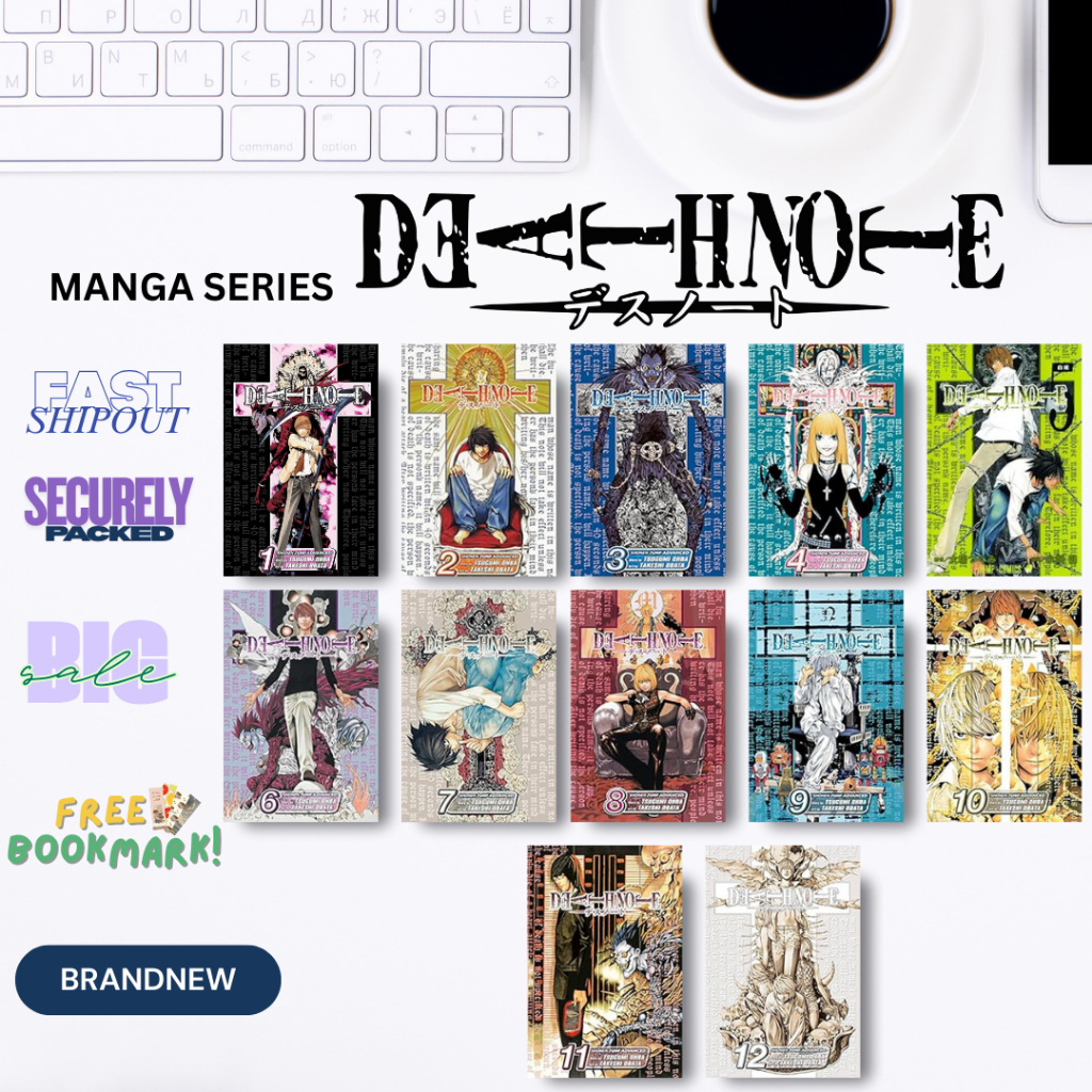 Death Note MANGA SERIES COMPLETE VOLUME (12 book series) | Shopee ...
