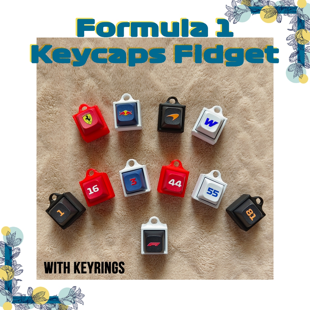 Formula 1 F1 2025 Keycap Fidget Toy Keychain | Shopee Philippines