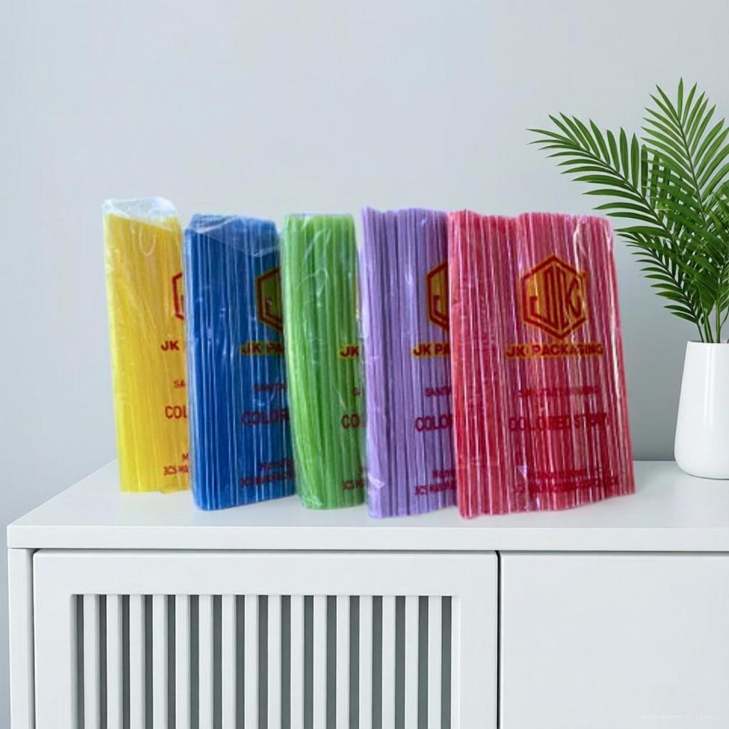 Straw 5 Packs random color per pack & 1 pack one color per pack ...
