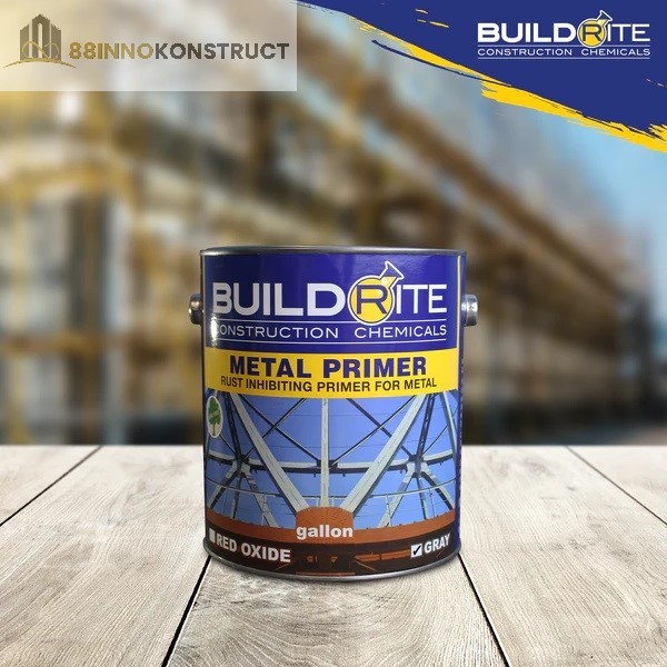 BUILDRITE METAL PRIMER GRAY - Rust Inhibiting Primer for Ferrous Metal ...