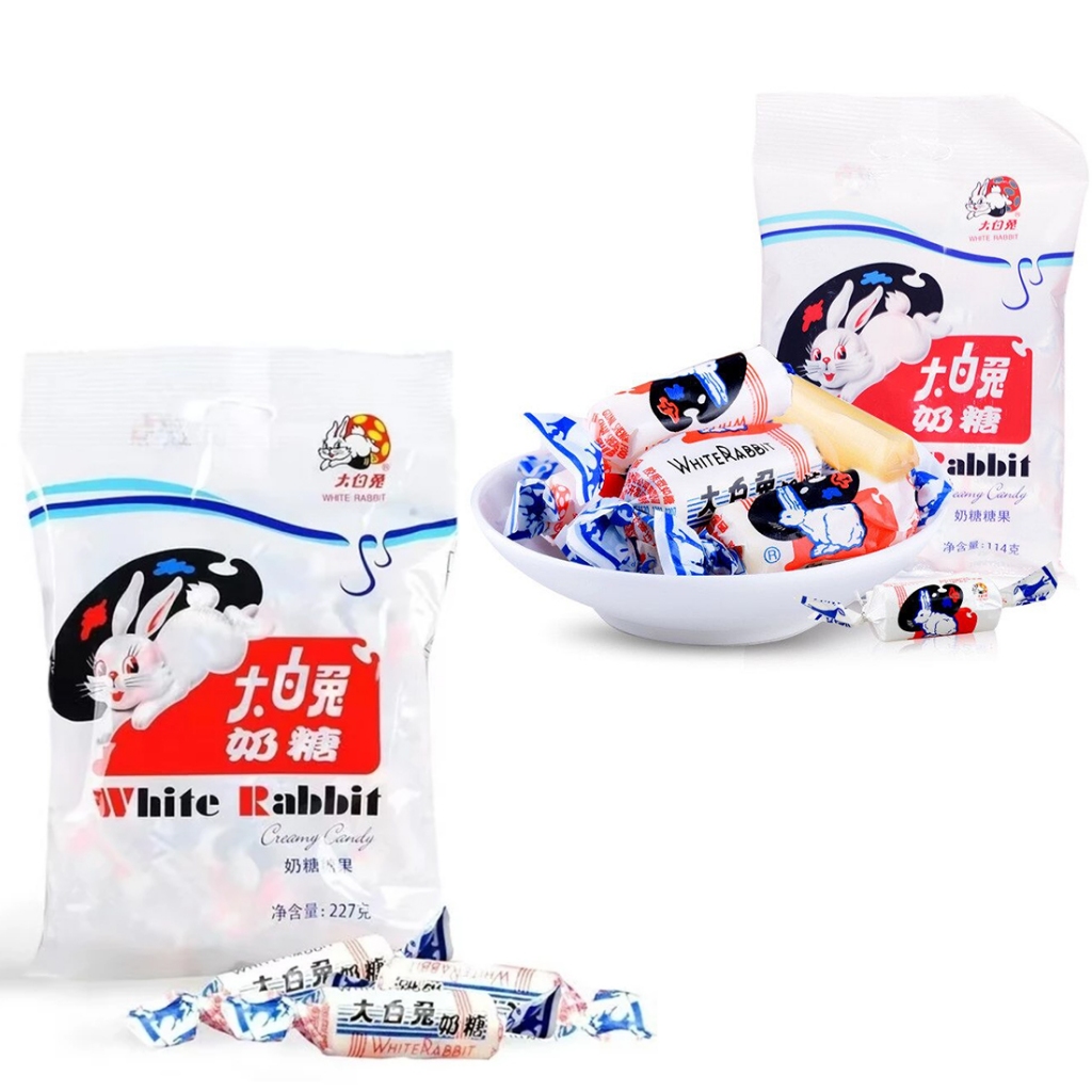White Rabbit Cream Candy 227g and rabbit candy 114grams | Shopee ...