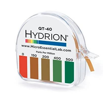 Hydrion Quat Test Kit 0-500 PPM (QT-40), 15-foot Roll | Shopee Philippines