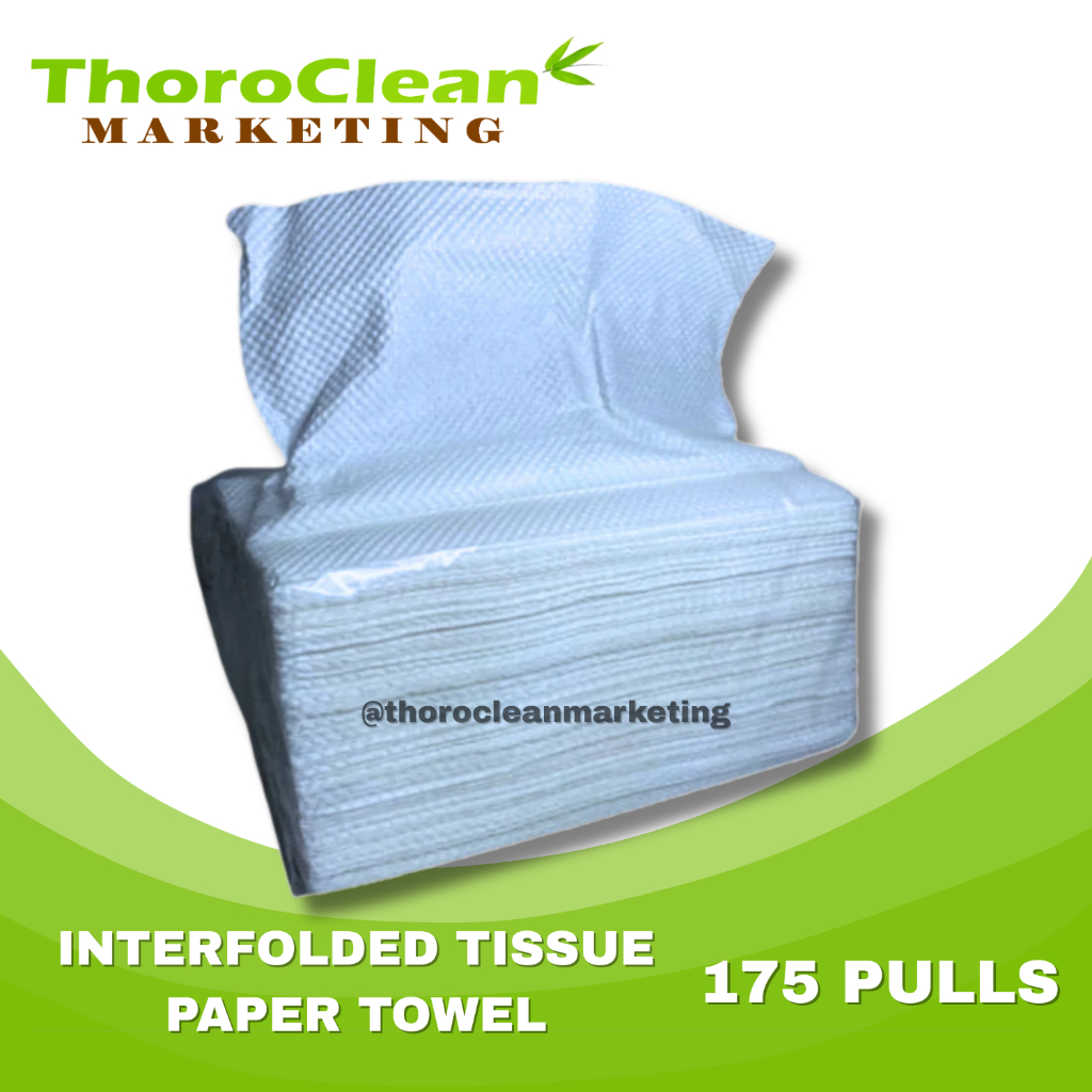 Interfolded Tissue Paper Towel Mixed Grade 175 Pulls/ Sheets | Shopee ...