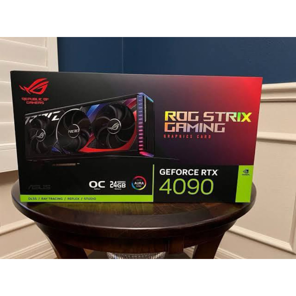 ASUS ROG Strix GeForce RTX 4090 OC Edition graphics card. | Shopee ...