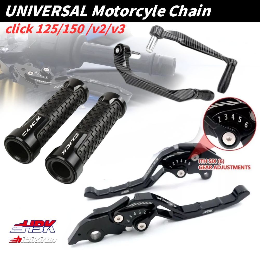 HBK HONDA CLICK 125/150 V2 V3 COMBI CNC ALLOY BRAKE LEVER SET Handle ...