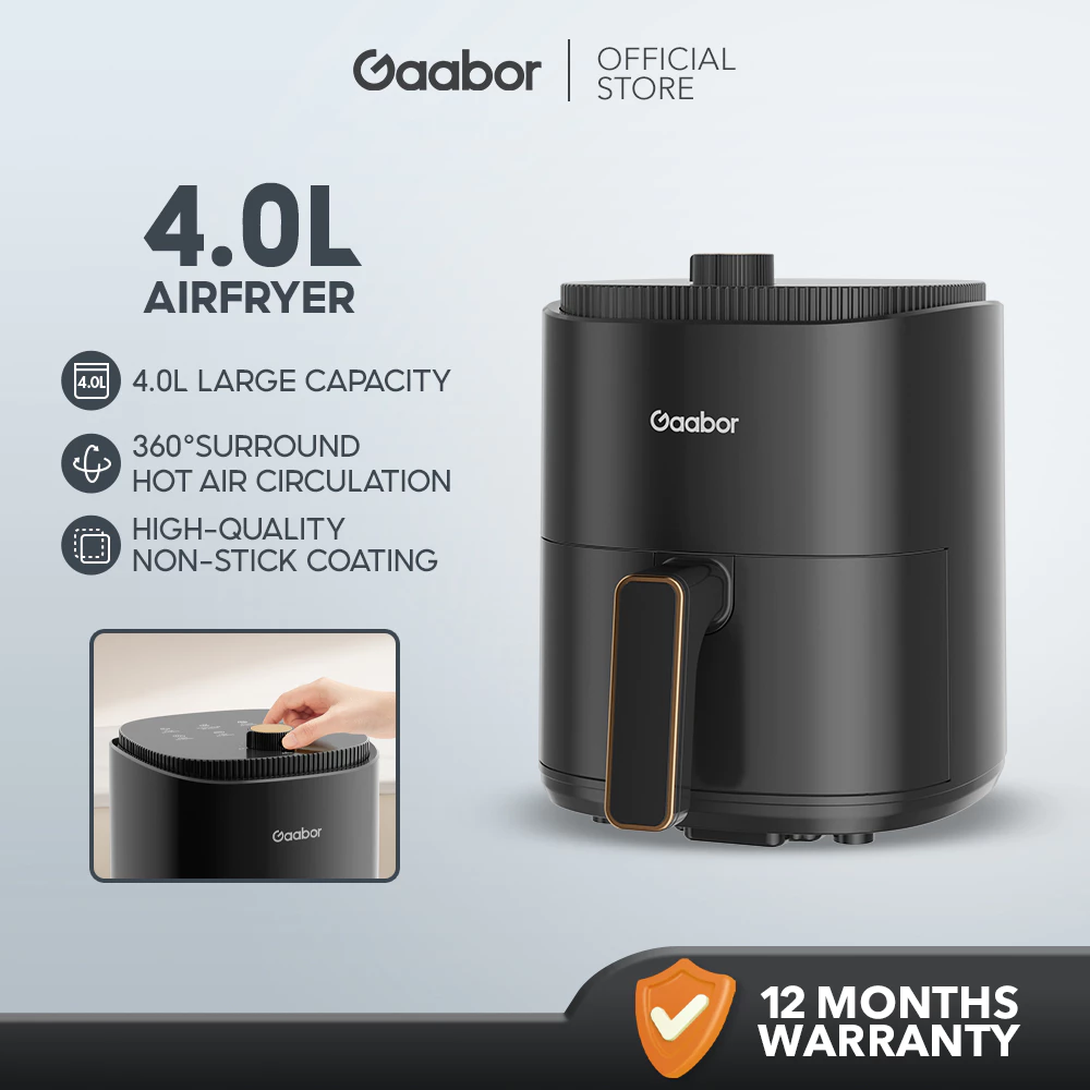 Gaabor Air Fryer Oil Free 8 Cooking Functions Simple Manual Control Philippines
