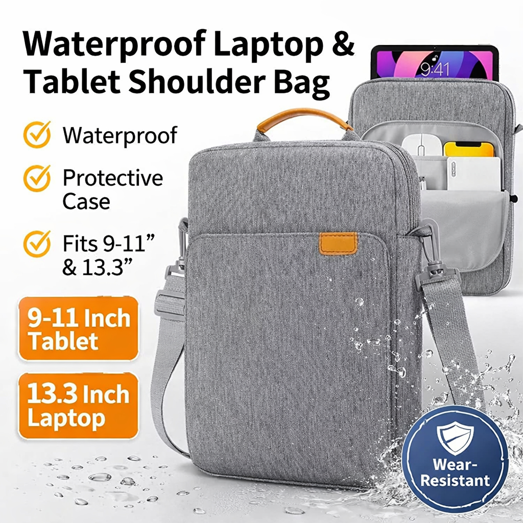 Waterproof Laptop Sleeve Bag 9-11 13.3 Inch Tablet Laptop Case Wear ...