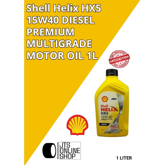 Shell Helix HX5 15W40 DIESEL PREMIUM MULTIGRADE MOTOR OIL 1L | Shopee ...
