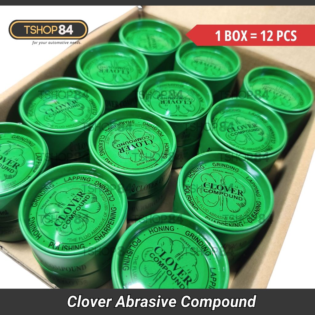 WHOLESALE Clover Abrasive Compound PER BOX 12PCS Fine & Course Lapping ...