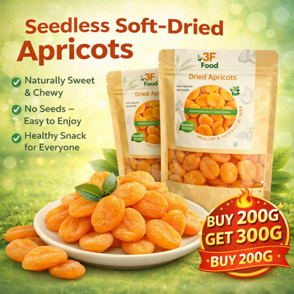 READY | Seedless Soft Dried Apricots Original Healthy Sweet Juicy ...