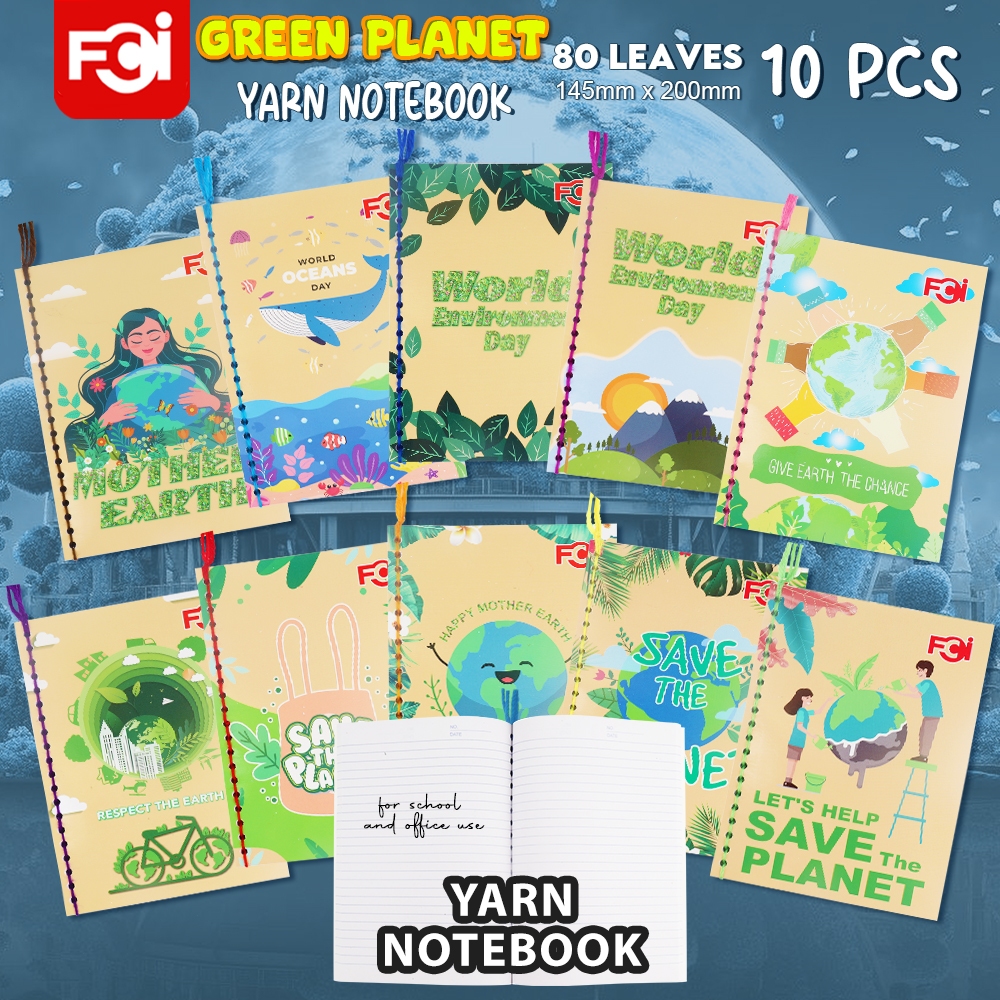 FCI Spiral Notebook With (Yarn) ASSORTED DESIGN 80's (Sold per Ream ...