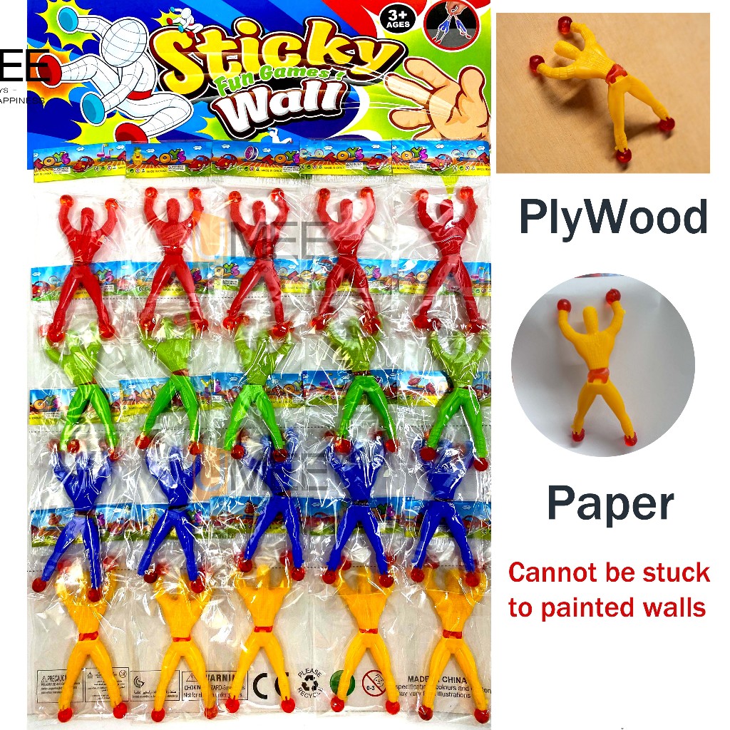 20Pcs Party Gift Sticky Man Pad For Party Gift-Lootbag Filler | Shopee ...