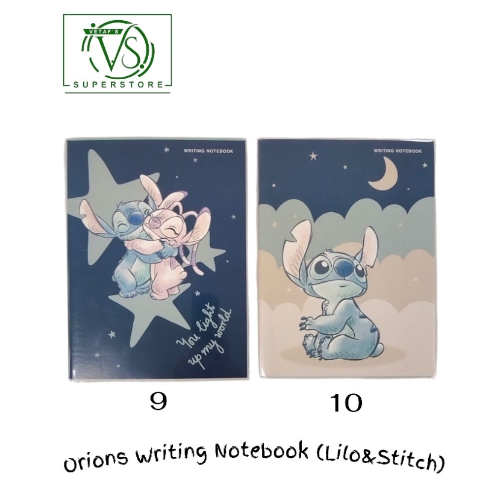 Orions Writing Notebook with Plastic Cover 80Leaves(Lilo&Stitch ...