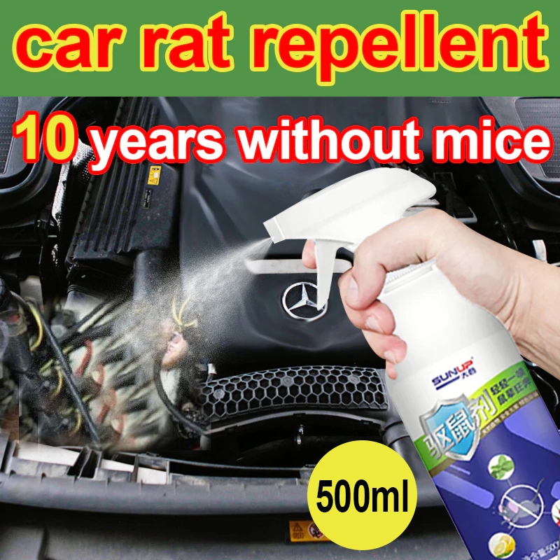 Rat Repellent Spray for car engine 500ml Anti Rat Spray Rodent ...