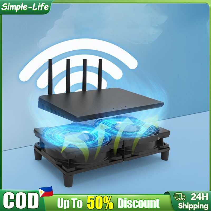1200RPM USB Router Fan Wifi Modem Cooling Rack Router Cool 120CM Wire ...