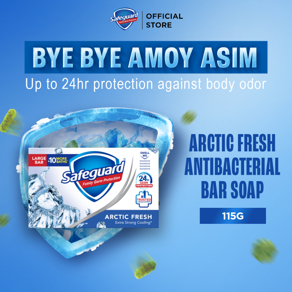 Safeguard Bar Soap Arctic Fresh (115g) | Shopee Philippines