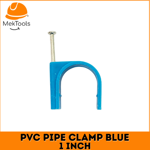 PVC Blue Pipe Clamp 1 inch | Shopee Philippines