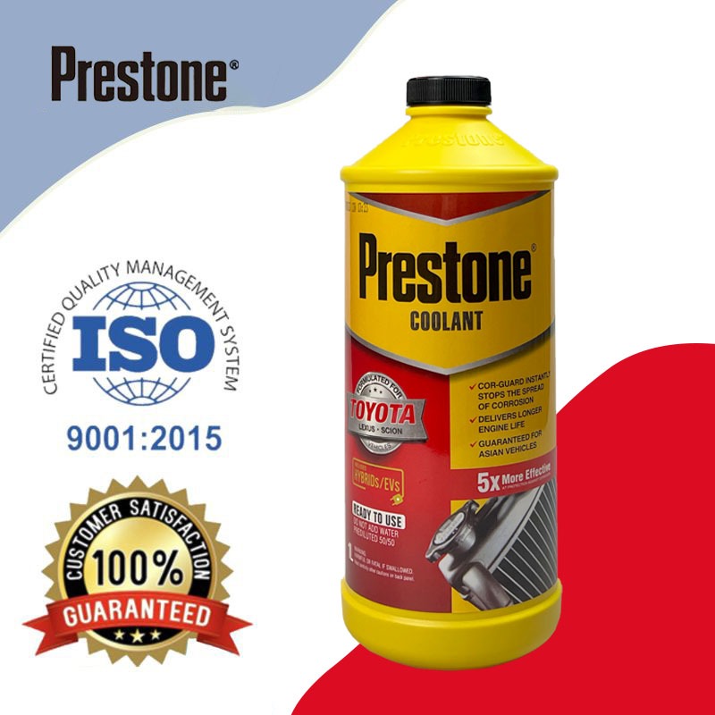 Prestone Coolant 1 Liter Specially Designed For Toyota's Long-Term ...