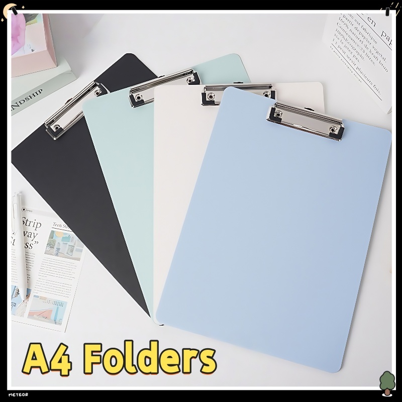 A4 Clip Board Writing Pad Hard Board Long Clip Pad File Paper Folder ...