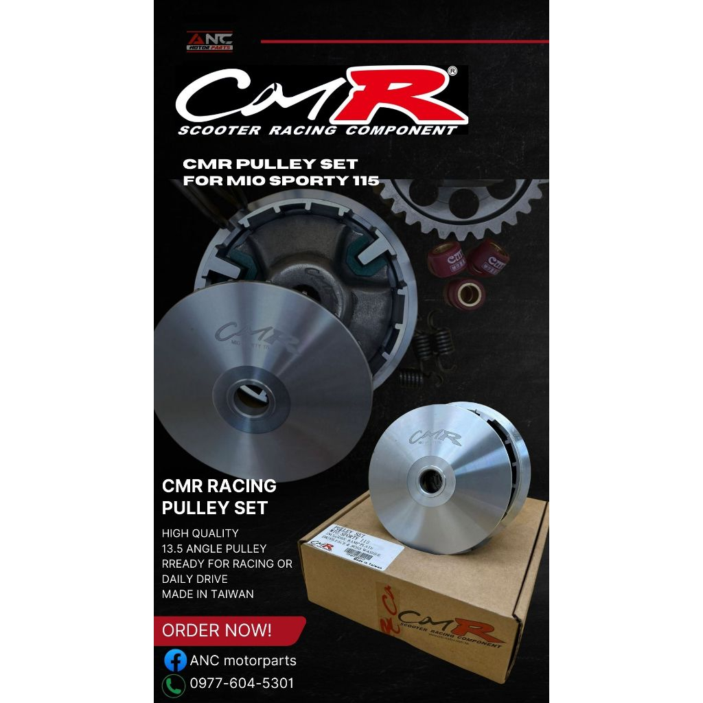 CMR racing pulley set for MIO SPORTY 115 | Shopee Philippines