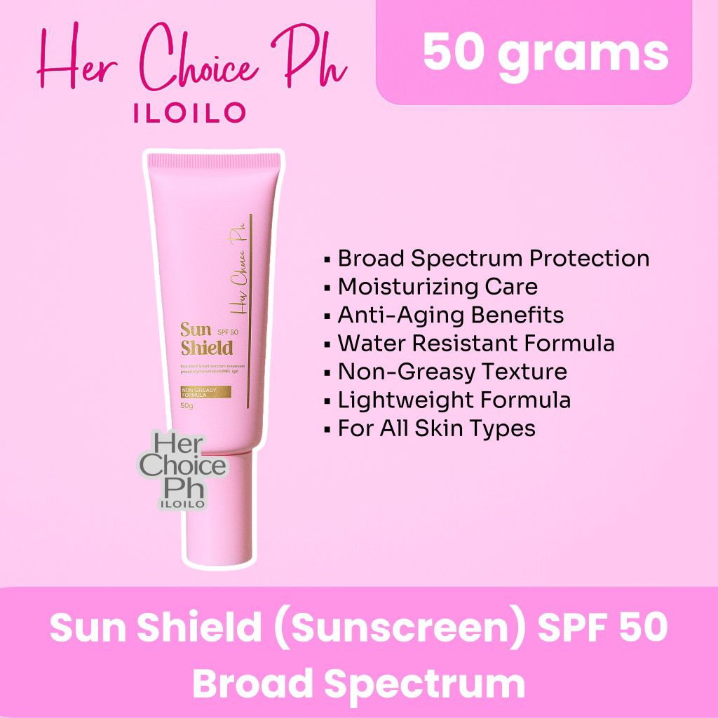 Sun Shield SPF50 (Sunscreen) by Her Choice Ph | Shopee Philippines