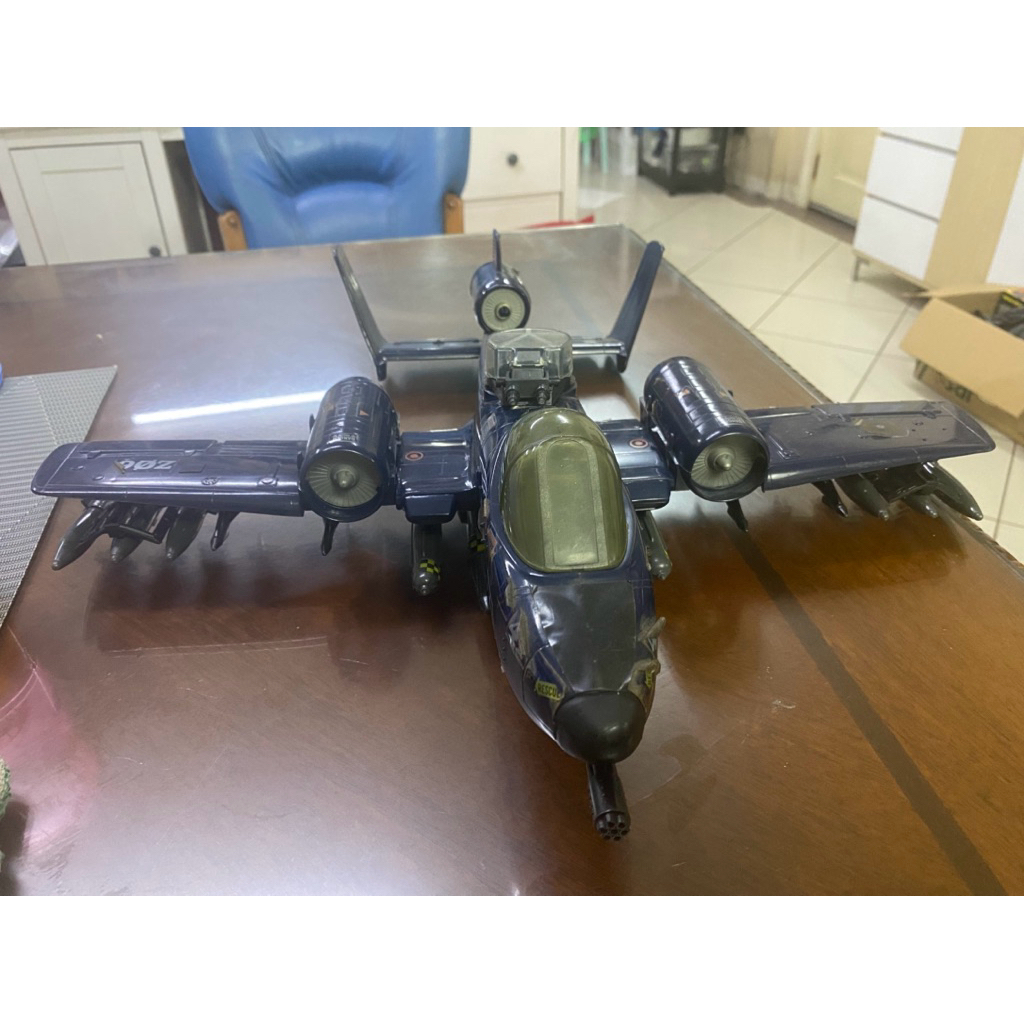 GI Joe COBRA Rattler Plane 1984 Vehicle VTG Hasbro ARAH Missing Damaged ...