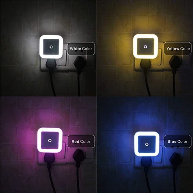 Auto ON/OFF LED Light Induction Sensor Control Sleeping Night Light ...