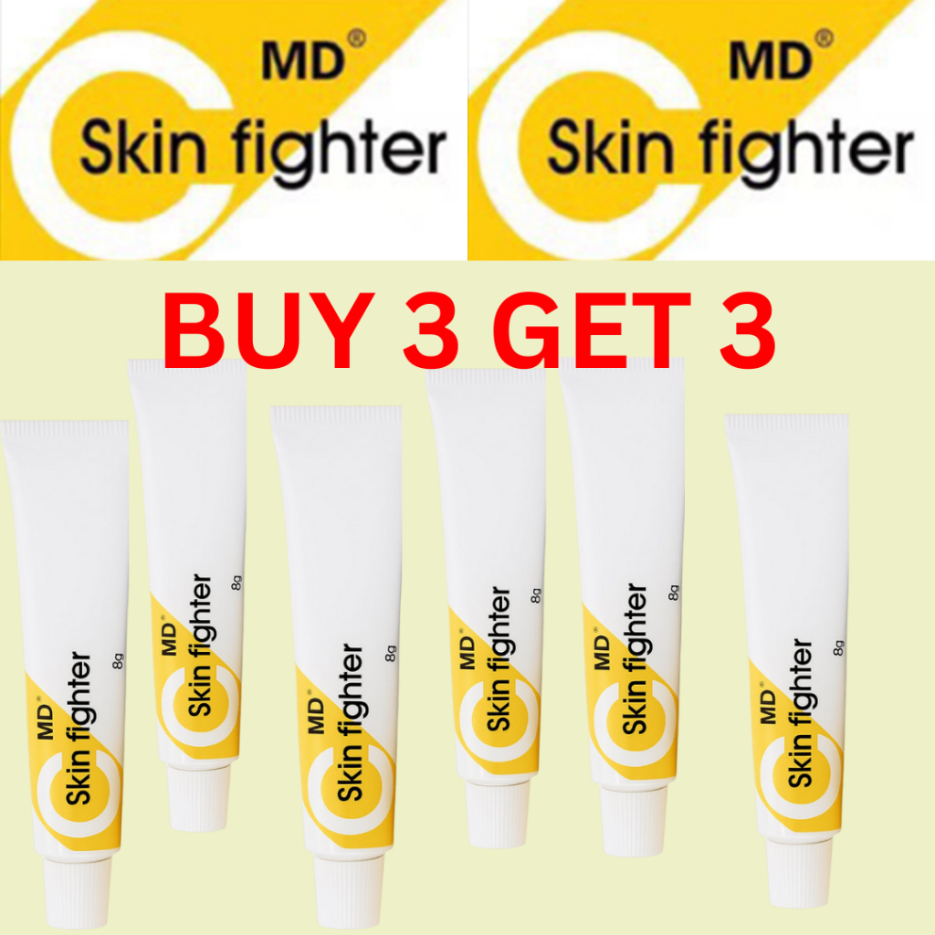MD Skin Fighter Cream 8g-Ideal for athlete’s foot, ringworm, jock itch ...