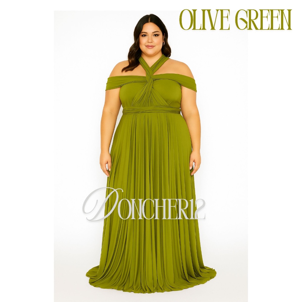 olive green tank top dress Olive Green Ruffled Tulle Strapless Prom Ball Gown with Feathers 22331 Olive / US10 main image 0