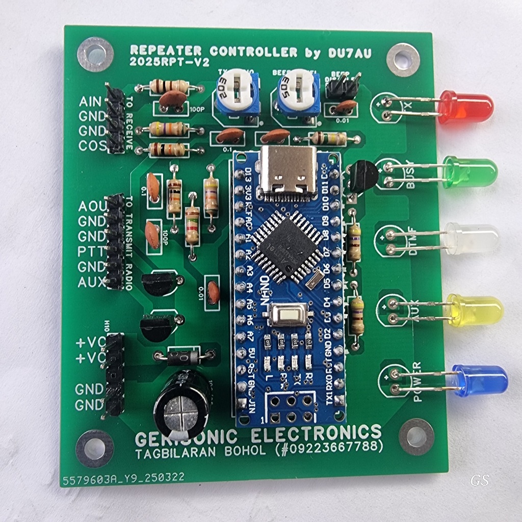 DIY COR COS REPEATER CONTROLLER MODULE WITH REMOTE DTMF FUNCTION AND ...