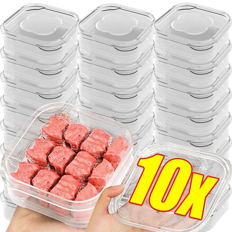 3/5/10Pcs Frozen Meat Organizer Storage Box / Refrigerator Fresh ...