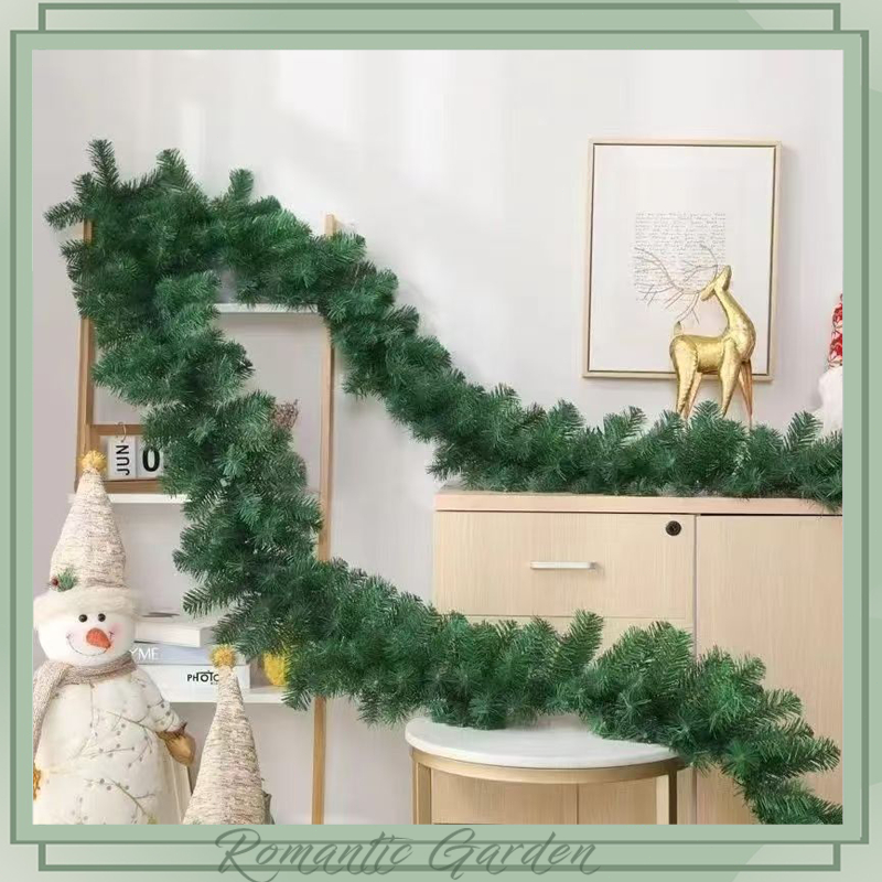 2.7M Christmas rattan Christmas decoration light green rattan Green ...