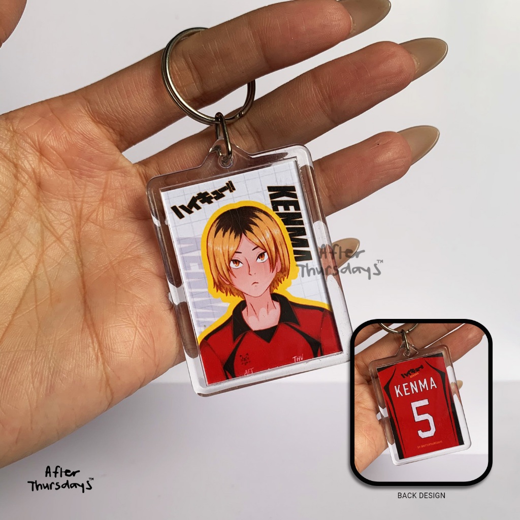 Kenma Photocard Keychains | Haikyuu!! cute anime fanart charm | by ...