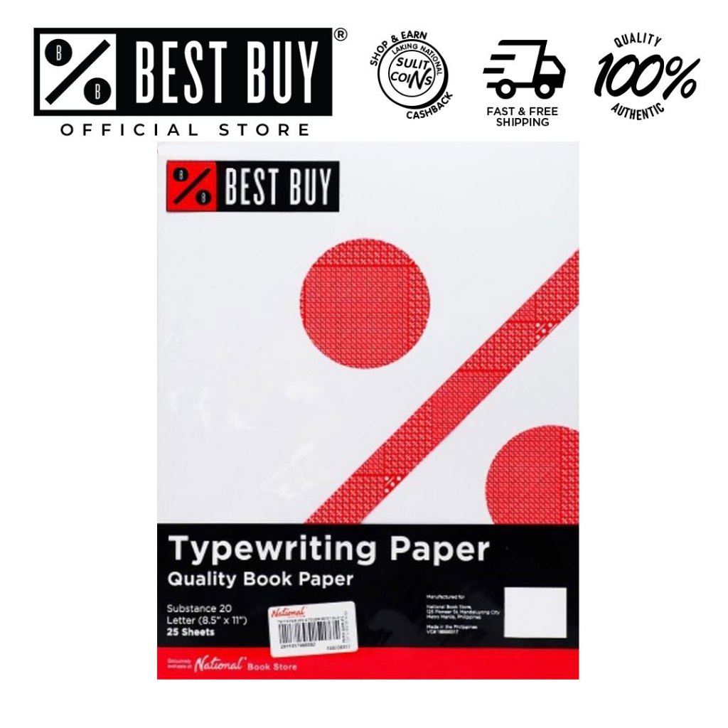 Best Buy Typewriting Paper Short 70gsm 25's - School & Office Supplies ...