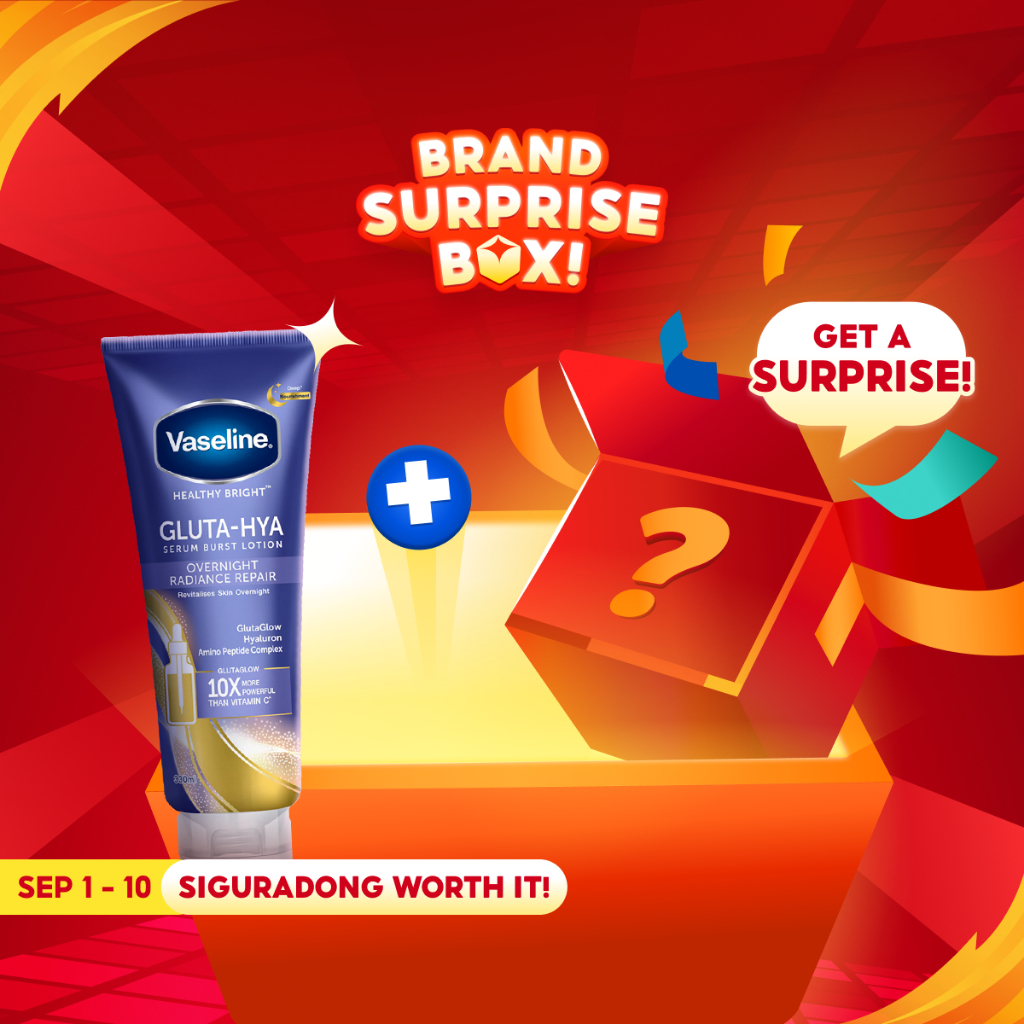 Vaseline x Brand Surprise Box x Free Exclusive Stickers | Shopee ...