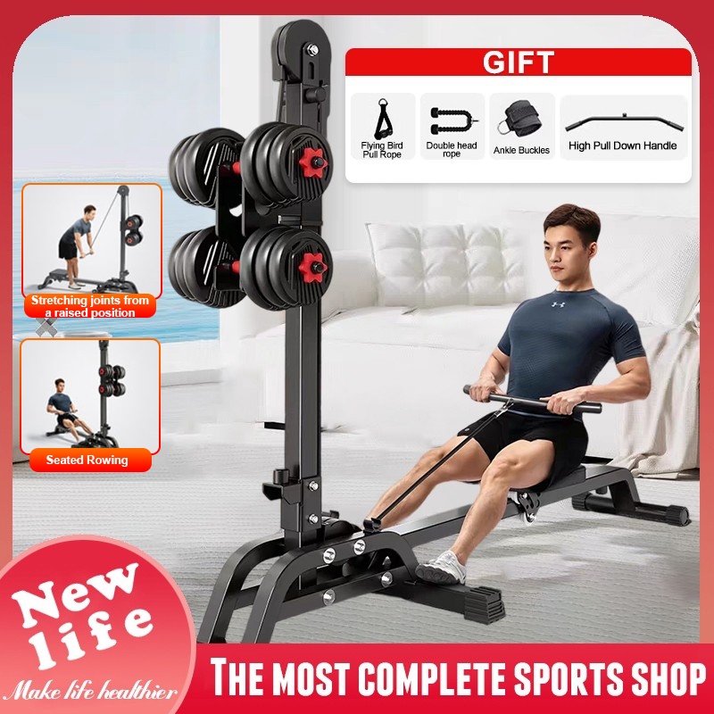 Multifunctional Foldable Rowing Machine High Pull Down 2 in1 Six-leg ...