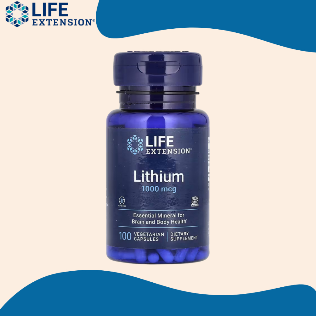 Life Extension, Lithium ( Essential Mineral for Brain and Body Heath ...