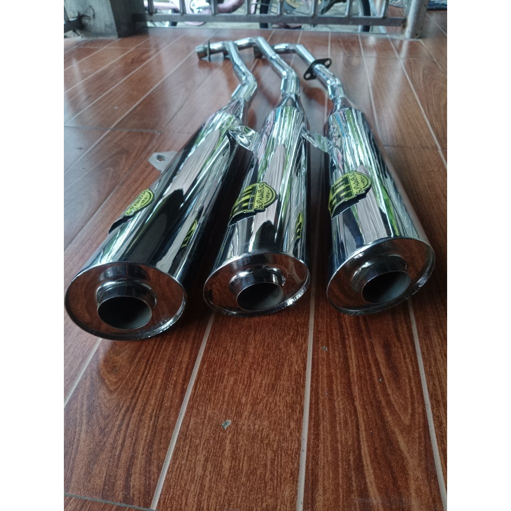 STAINLESS STEEL H2 POWER PIPE 44 MM FOR WAVE 100 | Shopee Philippines