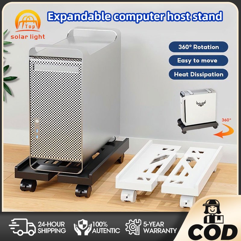 HOT Desktop CPU Stand Computer Case Storage Bracket with Caster ...