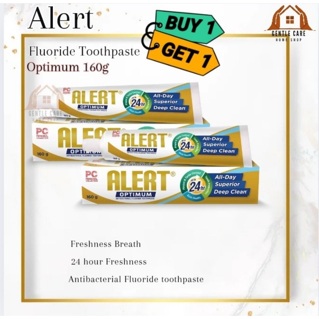 ALERT OPTIMUM FLOURIDE TOOTHPASTE BUY 1 TAKE 1 | Shopee Philippines