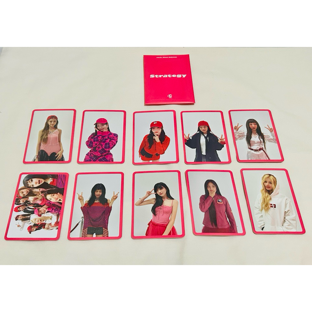Official TWICE Strategy Pink Step 2 POB Pre-Order Benefit Card | Shopee ...
