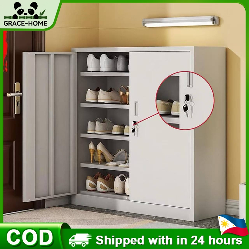 Steel Shoe Cabinet With Locking Entrance Cabinet Entrance Hallway Shoe ...