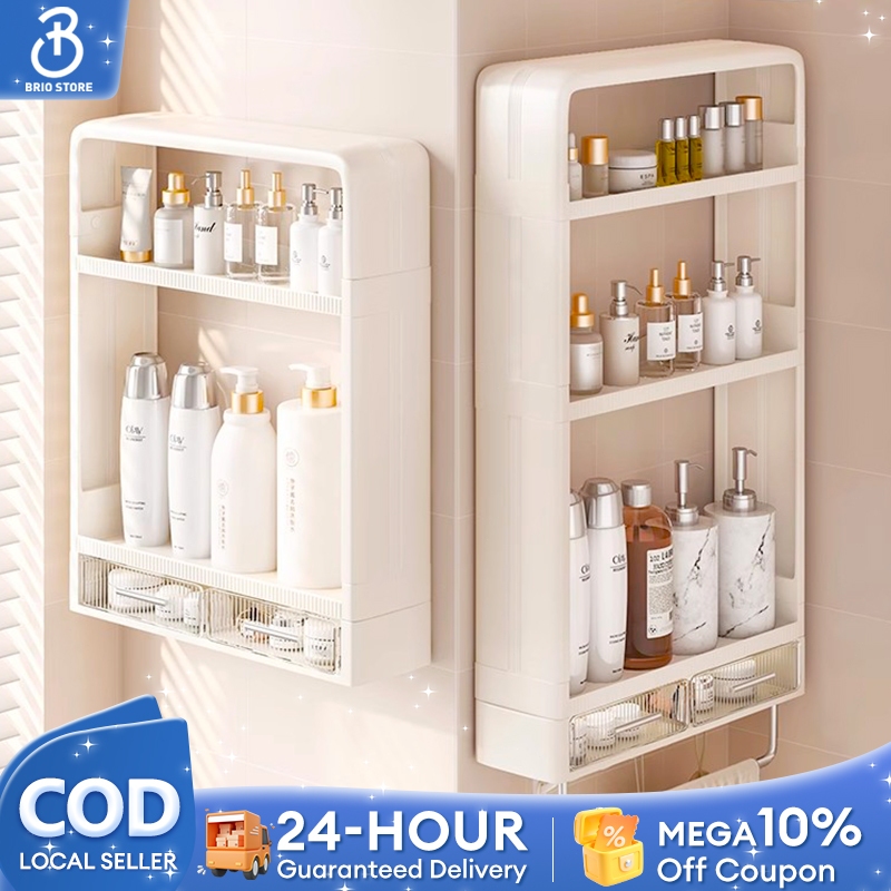 BRIO Wall Mounted Bathroom Cabinet Hanging Wall storage cabinet with ...